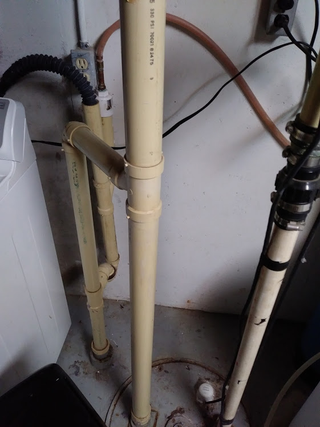 Nevermind how close the NON-GFCI outlet is to the standpipe, I’m not using it